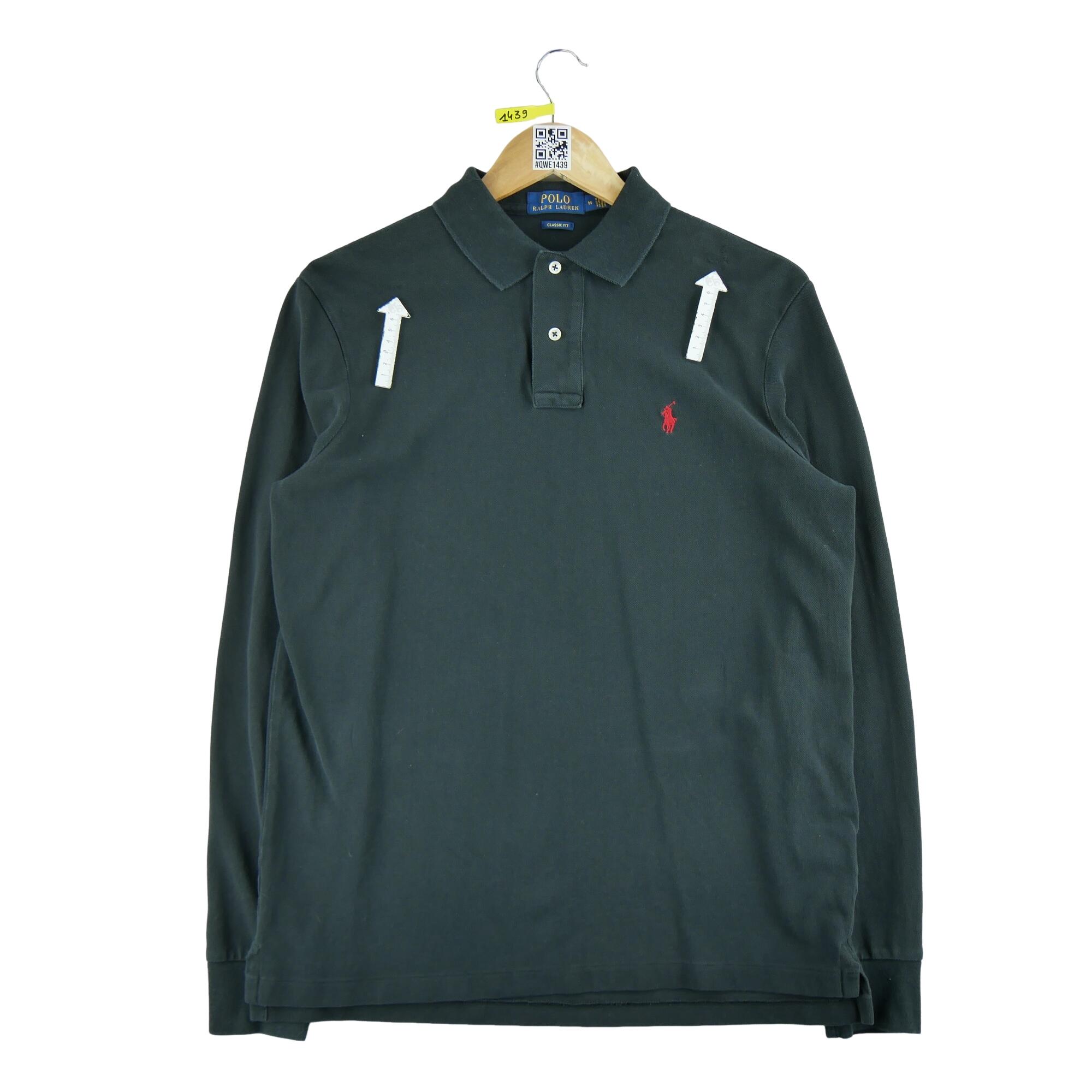 Seconda Mano - Polo manica lunga nero da uomo - Stato buono 3/7