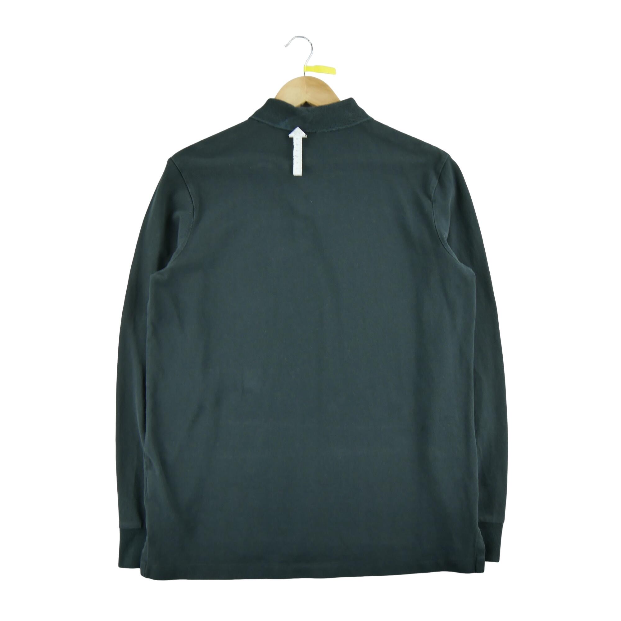 Seconda Mano - Polo manica lunga nero da uomo - Stato buono 6/7