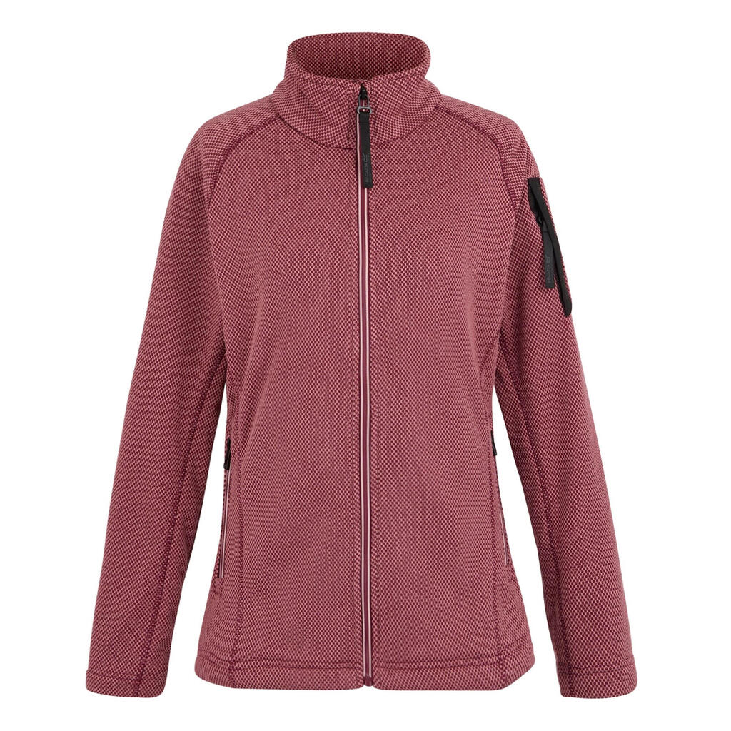 Womens/Ladies Liliena Fleece Jacket (Dark Pimento/Dusty Rose)