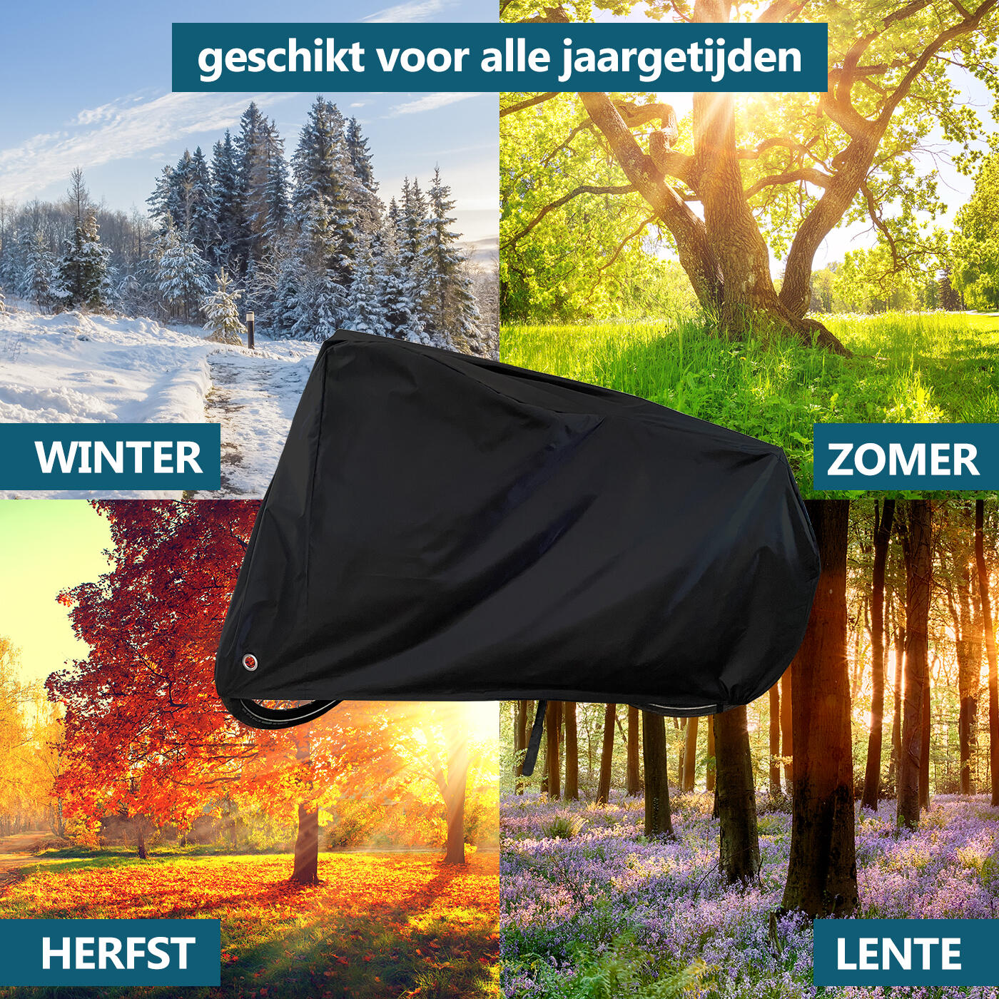 Fietshoes voor 1 Fiets Waterdicht - Fietsbeschermhoes - Fietscover - Fietszeil 4/5