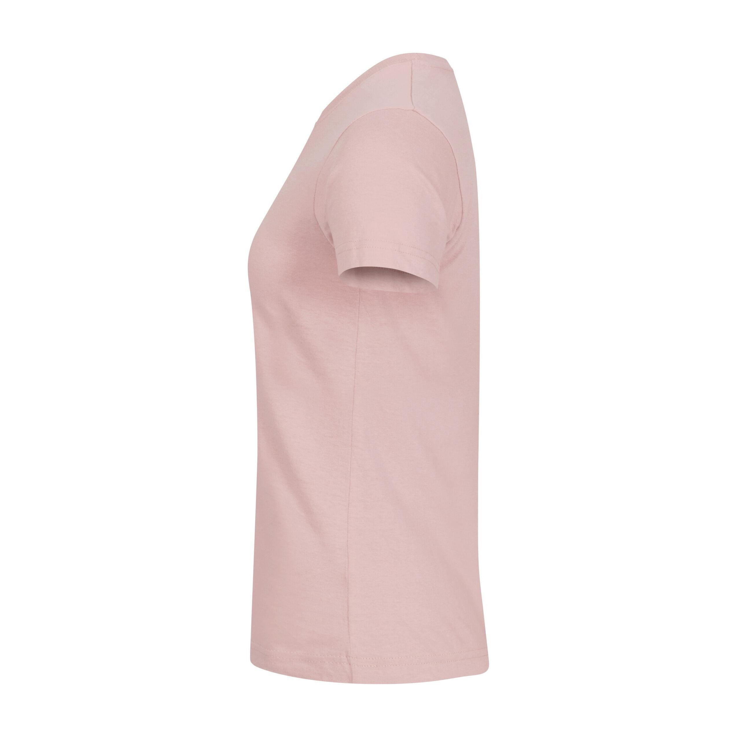 Womens/Ladies Plain TShirt (Candy Pink) 3/5