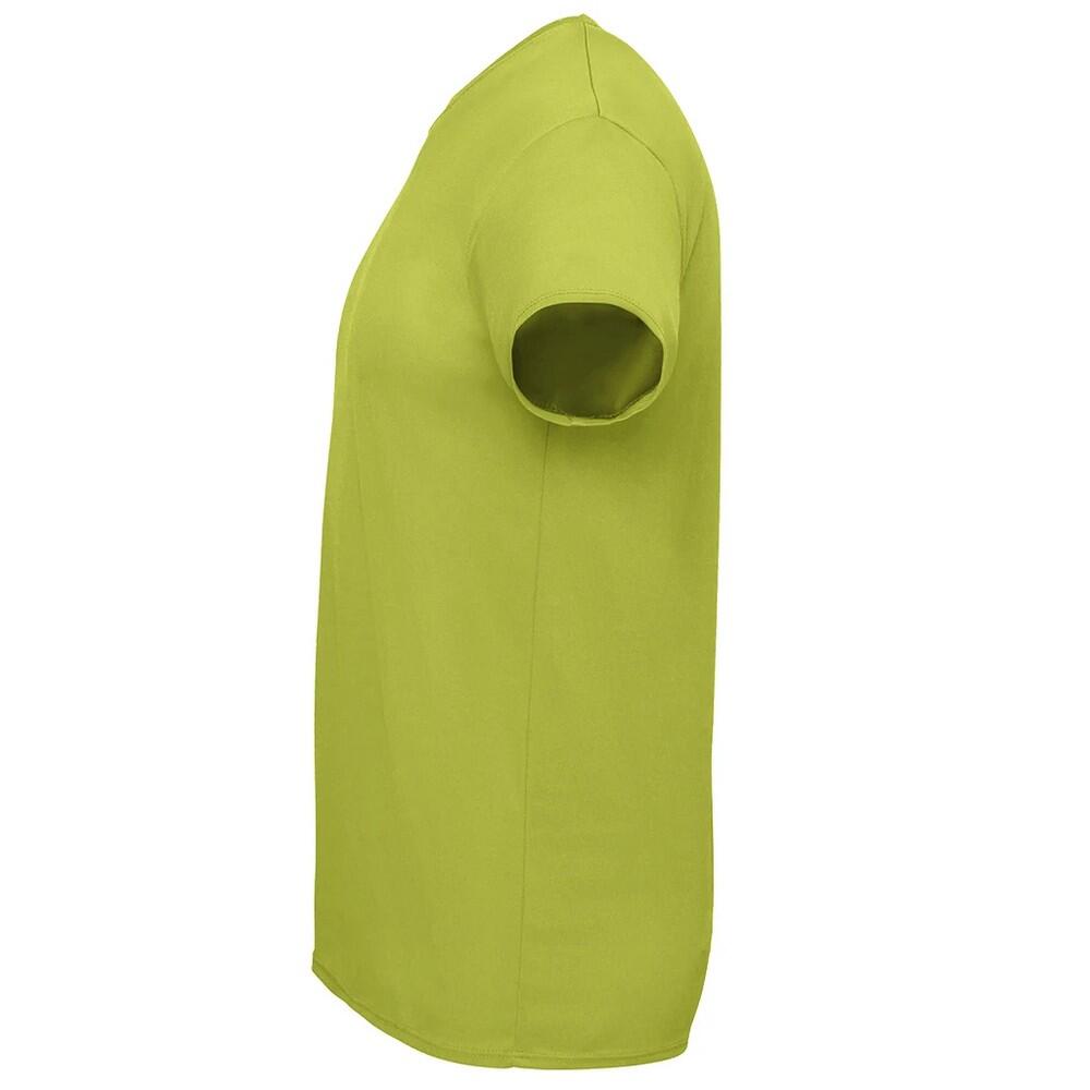 Tshirt Uni Manches Courtes SPRINT Adulte (Vert Clair) 3/4