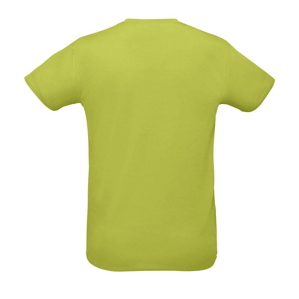 Tshirt Uni Manches Courtes SPRINT Adulte (Vert Clair) 2/4