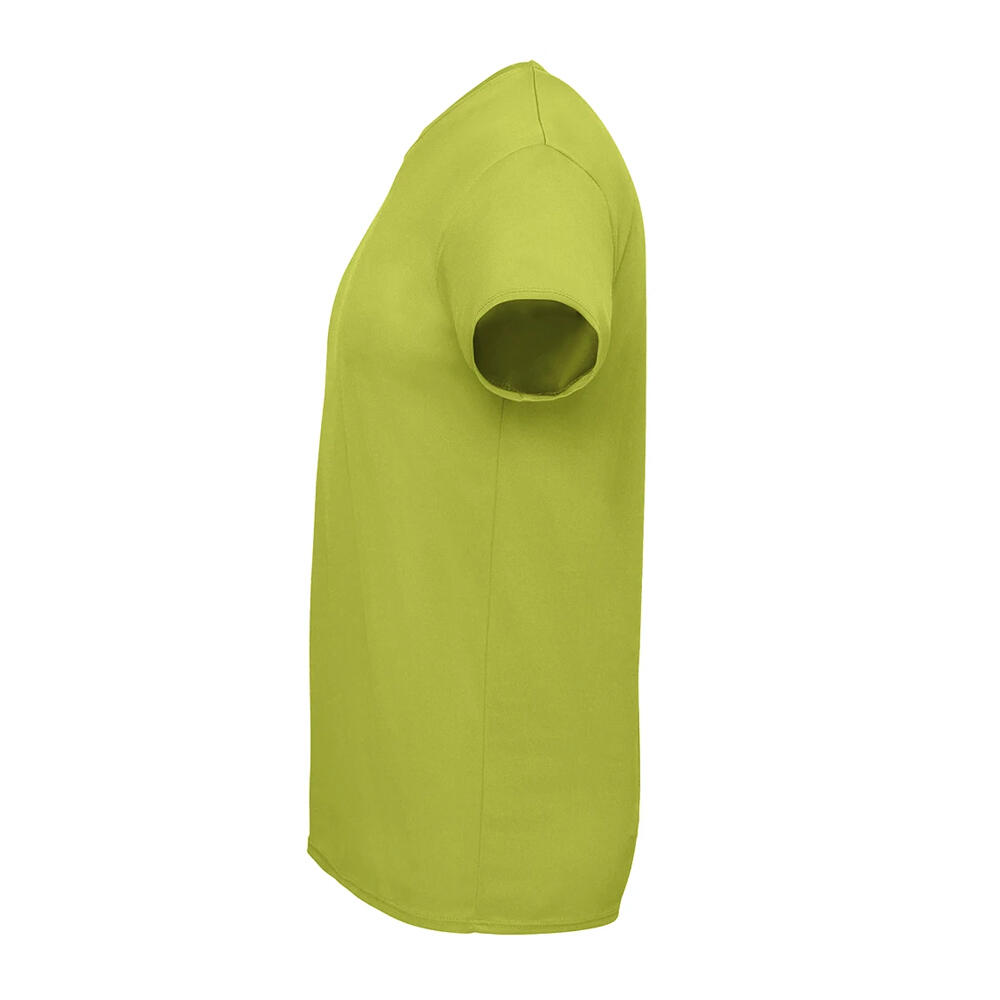 Tshirt Uni Manches Courtes SPRINT Adulte (Vert Clair) 3/4