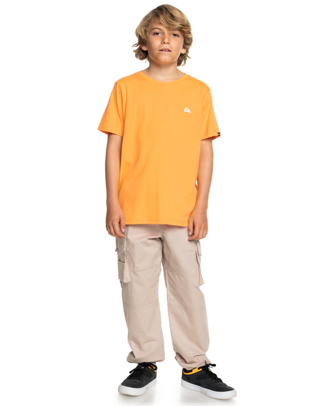 T-shirt à manches courtes BASIC Orange Garçon 4/4