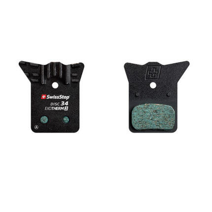 Jeu de plaquette de frein avec ailettes acier Swissstop Disc 34 Exothe2 Ref. Shi