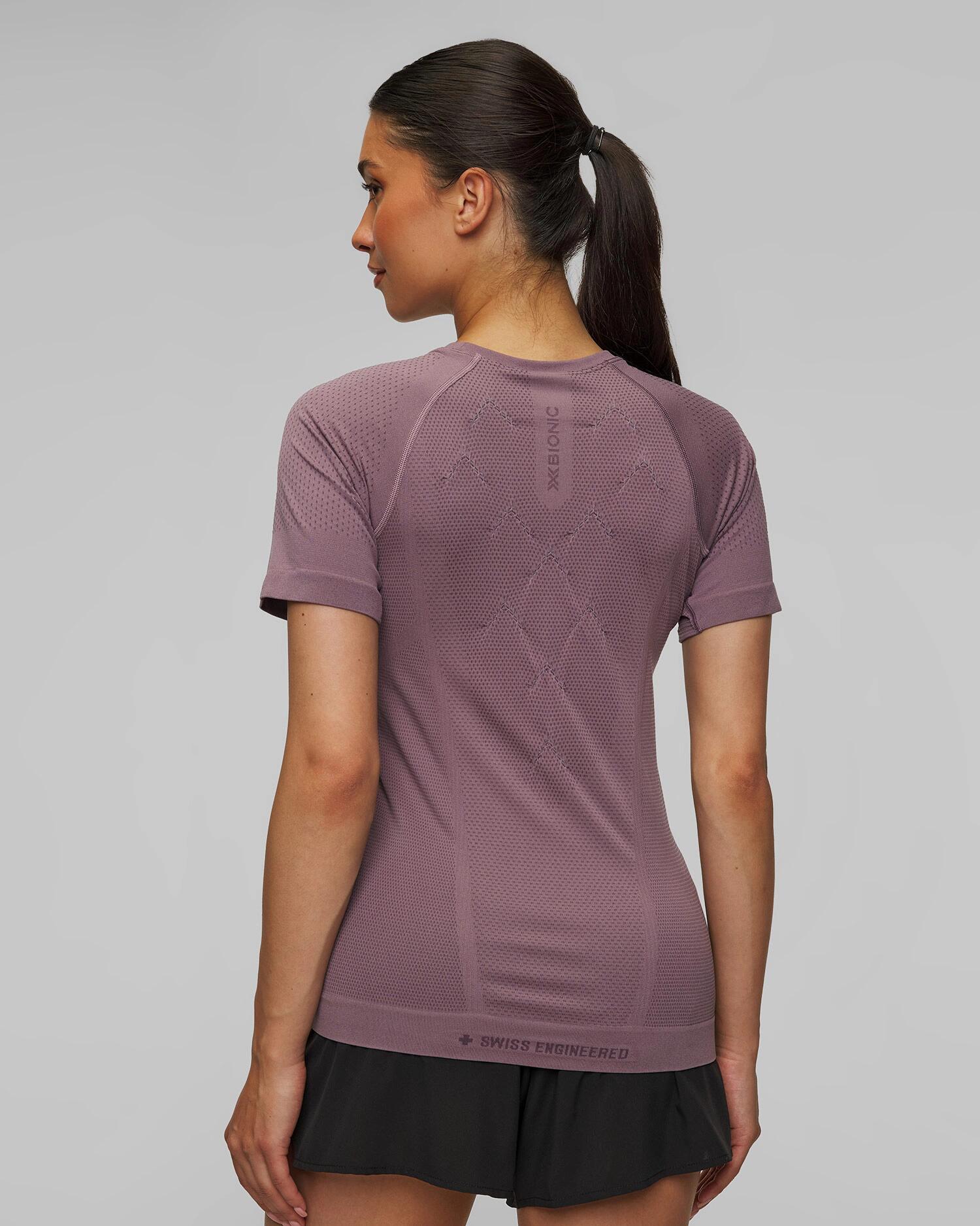 X-Bionic XCeed Run Maillot de manga corta Lavanda Mujer 4/5
