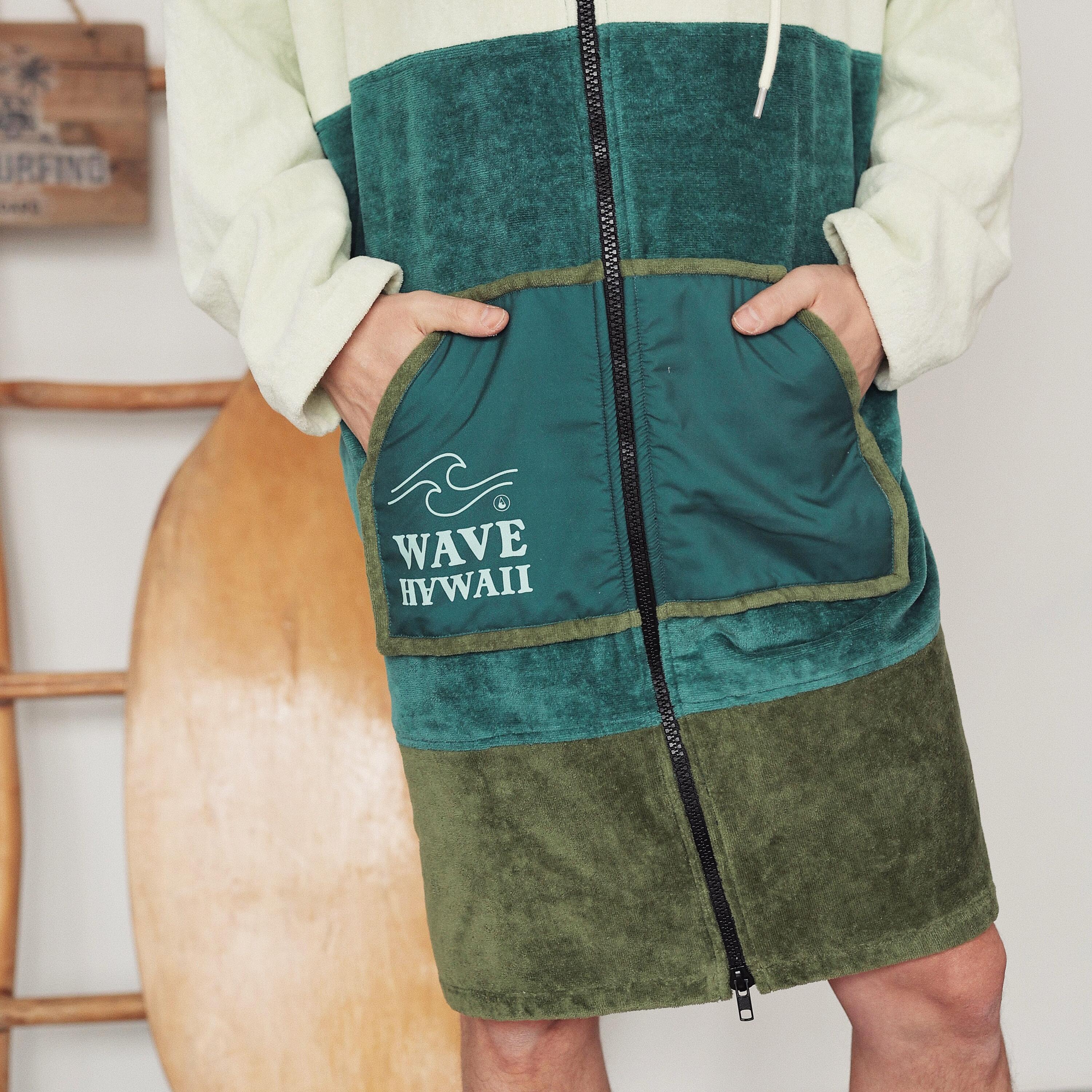 Poncho Wave Hawaii Zip Poncho Cotton Velours Pataya L WH4095 105 x 80 cm 2/5