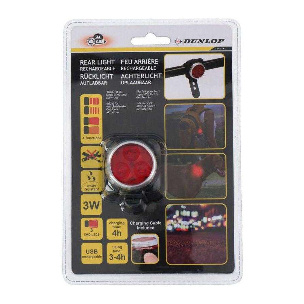 Luces Traseras para Motos Diseño Lámpara Negro, Rojo 3/3