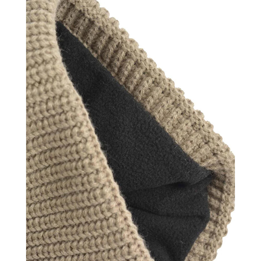 Bonnet Motif/style Logo (Beige Gris) 4/4