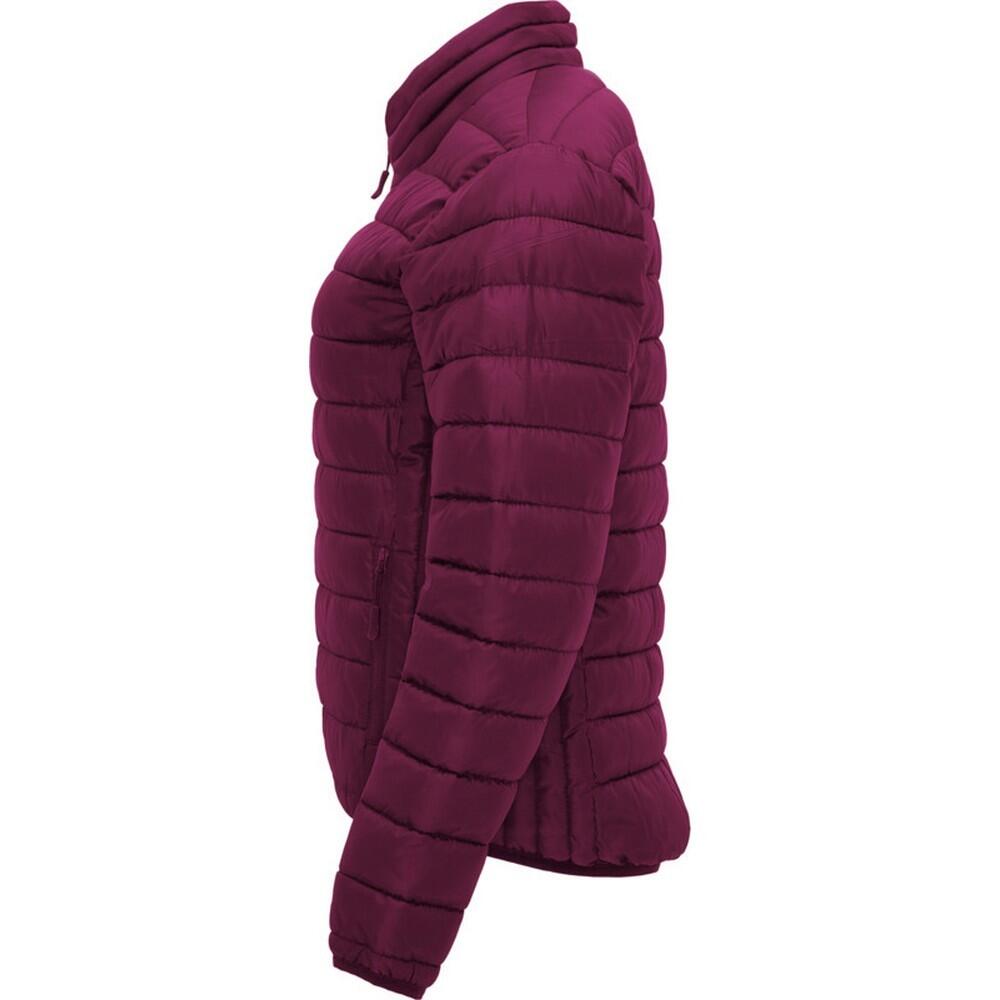 Giacca Isolante Donna Roly Finland Rosso Prugna 3/4