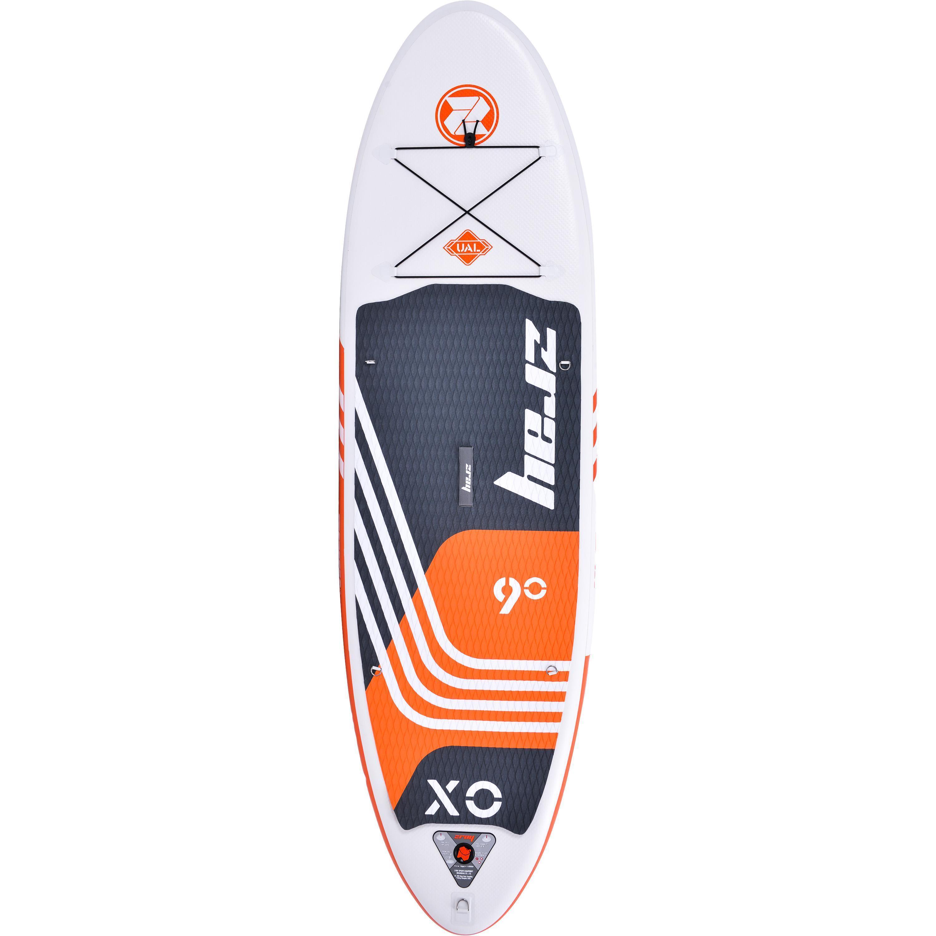X0 SUP orange 275x76x13cm Stand Up Paddle Board aufblasbar Komplettset + Zubehör 4/7