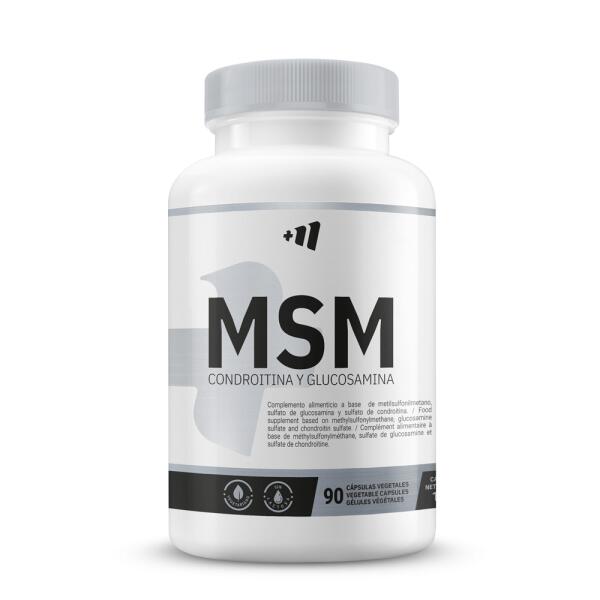 MSM Chondroityna i Glukozamina - 90 kapsułek roślinnych MASMUSCULO