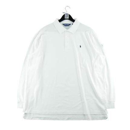 Reconditionné - Polo manches longues Homme Blanc - Excellent