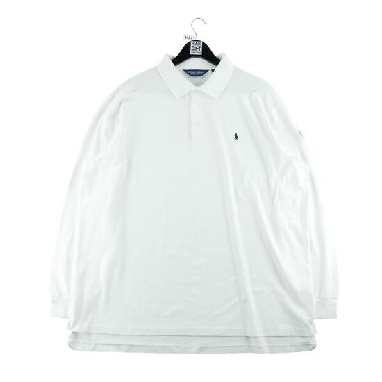 Reconditionné - Polo manches longues Homme Blanc - Excellent