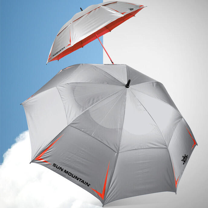 Parapluie Sun Mountain H2NO UV 50 Chrome 2/2