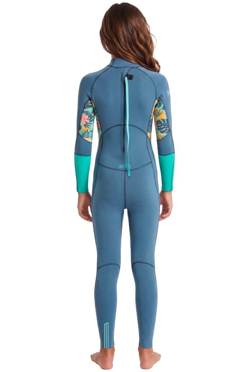 3/2 Pioneer - Zip Dos L/S Combinaison Surf Fille 2/7