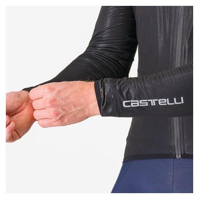 Casaco Castelli Squall Shell Windproof Preto/Prata 4/6