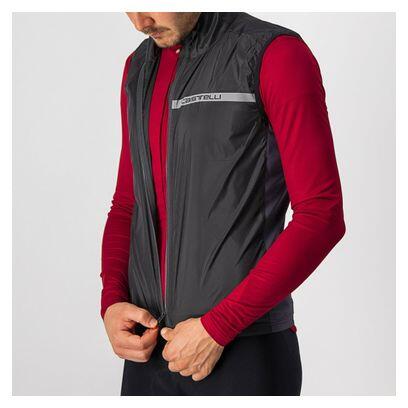 Gilet Castelli Squadra Stretch Noir / Gris 3/7