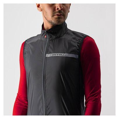 Gilet Castelli Squadra Stretch Noir / Gris 5/7