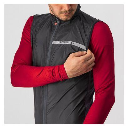 Gilet Castelli Squadra Stretch Noir / Gris 4/7