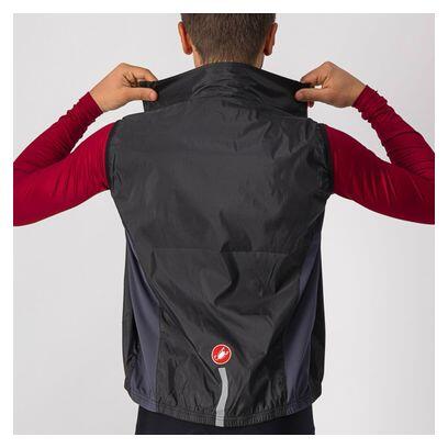 Gilet Castelli Squadra Stretch Noir / Gris 6/7