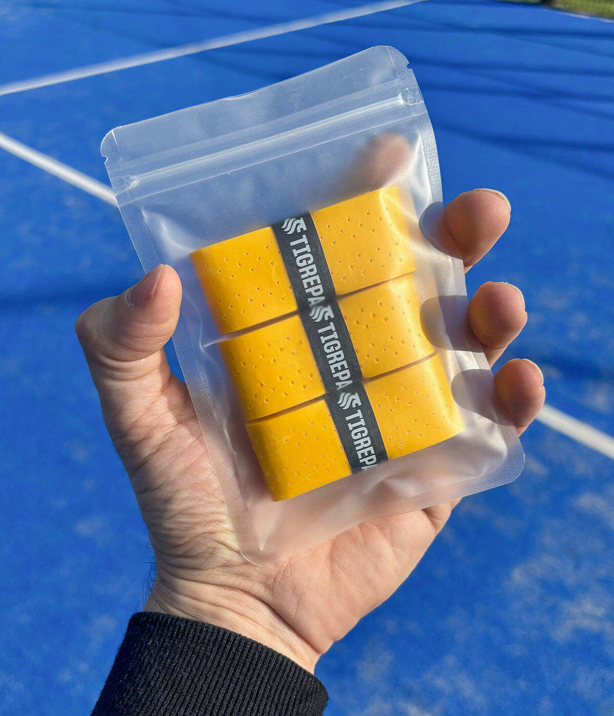 Ultra comfort padel overgrip geel (3 pack) 5/5