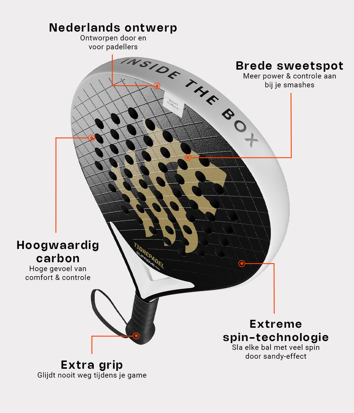 Supreme Pro padel racket 4/7
