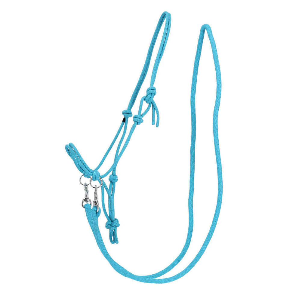 Rope halter with reins Q-essentials Color