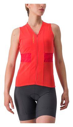Maillot Sans Manches Femme Castelli Anima 4 Rouge