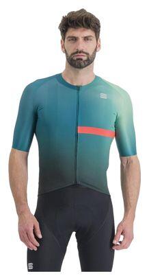 Maillot Manches Courtes Sportful Bomber Bleu/Vert