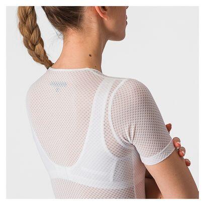 Maillot de Corps Manches Courtes Femme Castelli Pro Mesh Blanc 7/7