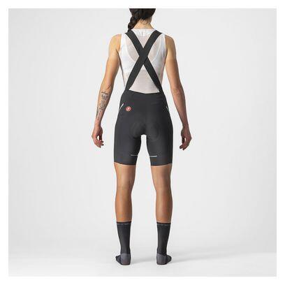 Shorts Babadores Castelli Velocissima 3 Preto / Cinza 2/3