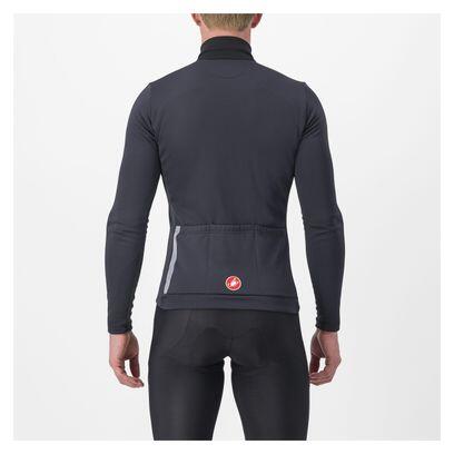 Castelli Entrata Thermische Trui Lange Mouw Zwart/Rood 3/4