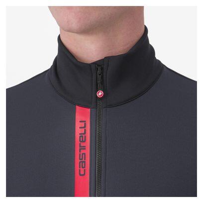 Castelli Entrata Thermische Trui Lange Mouw Zwart/Rood 2/4