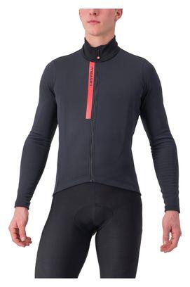 Maillot térmico de manga larga Castelli Entrata Negro/Rojo