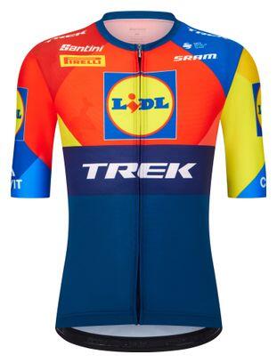 Maglia a maniche corte Santini Team Lidl-Trek 2025 Uomo Blu