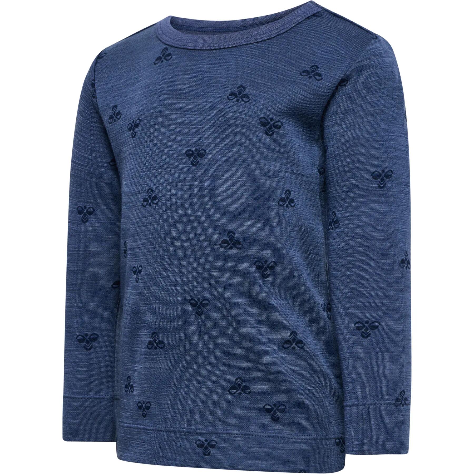 Maglietta a manica lunga da bambino Hummel Mini Wool 2/4