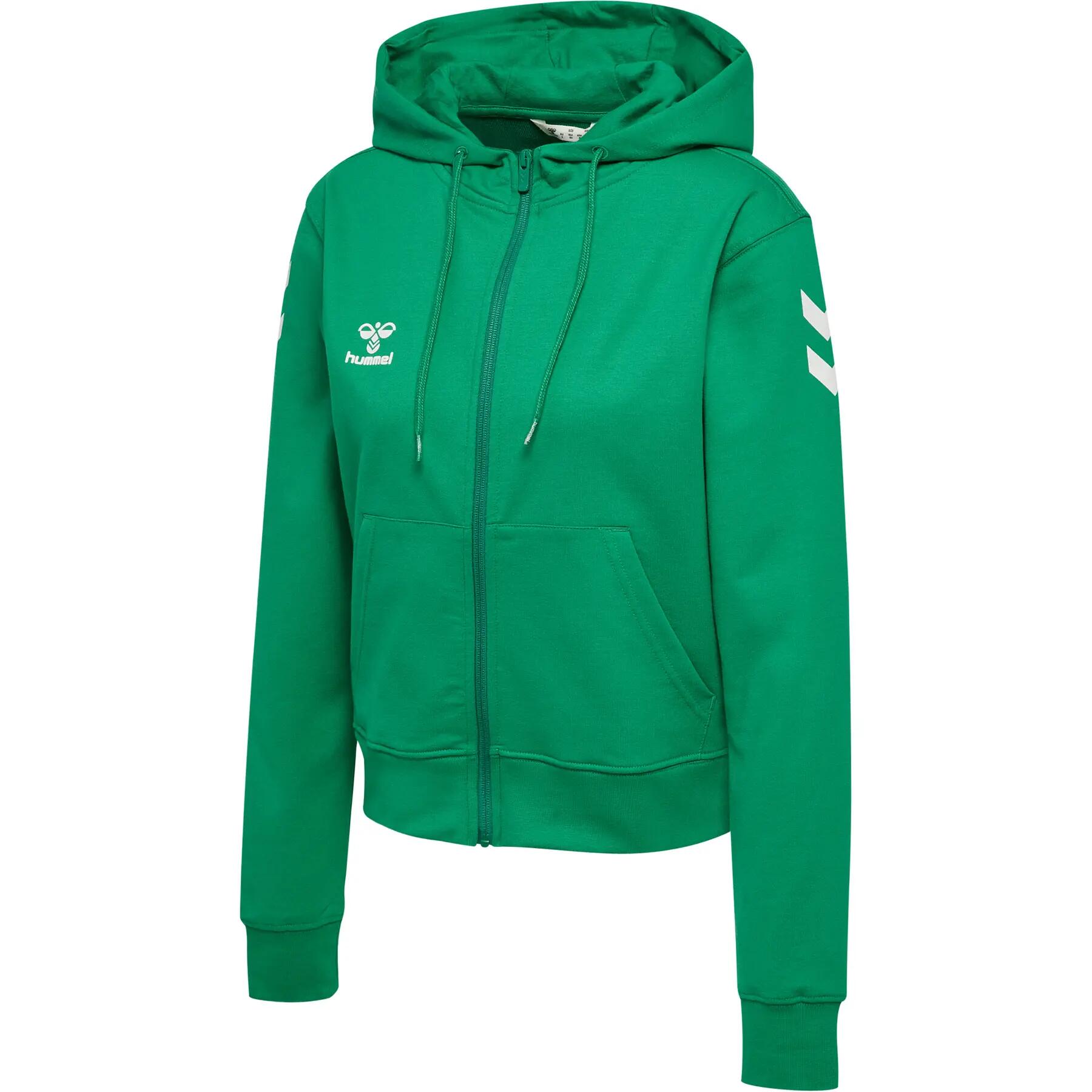 Sweatshirt à capuche zippé femme DEF Jean Noir - Prêt-à-Porter