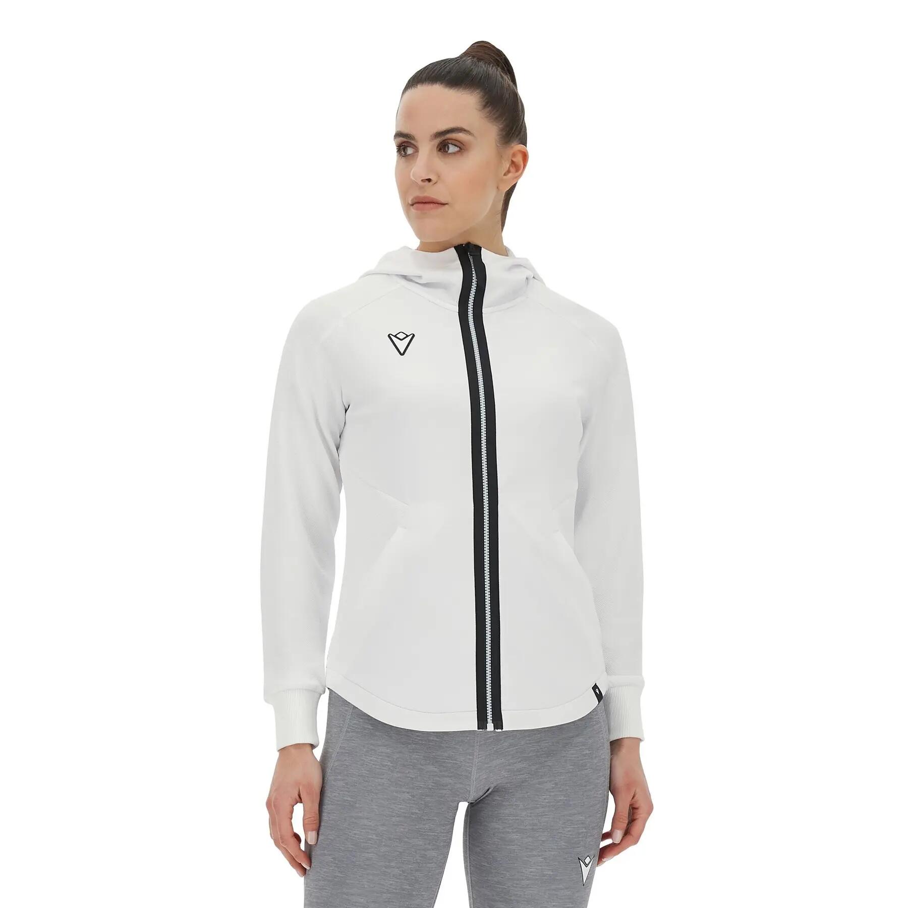 Sweatshirt à capuche full zip femme Macron Orosei 2/7