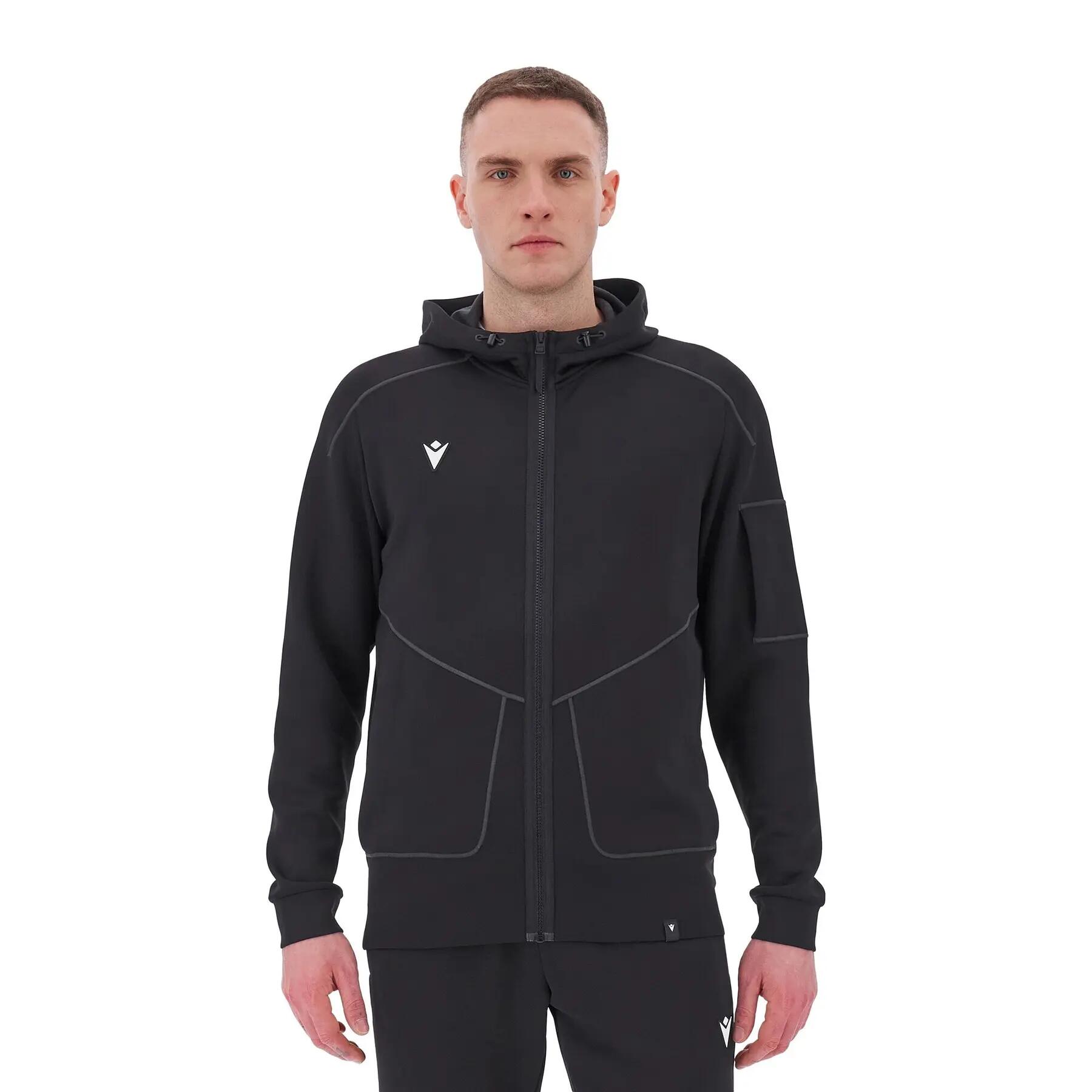 Felpa con cerniera a cappuccio Macron Kanak 4/7