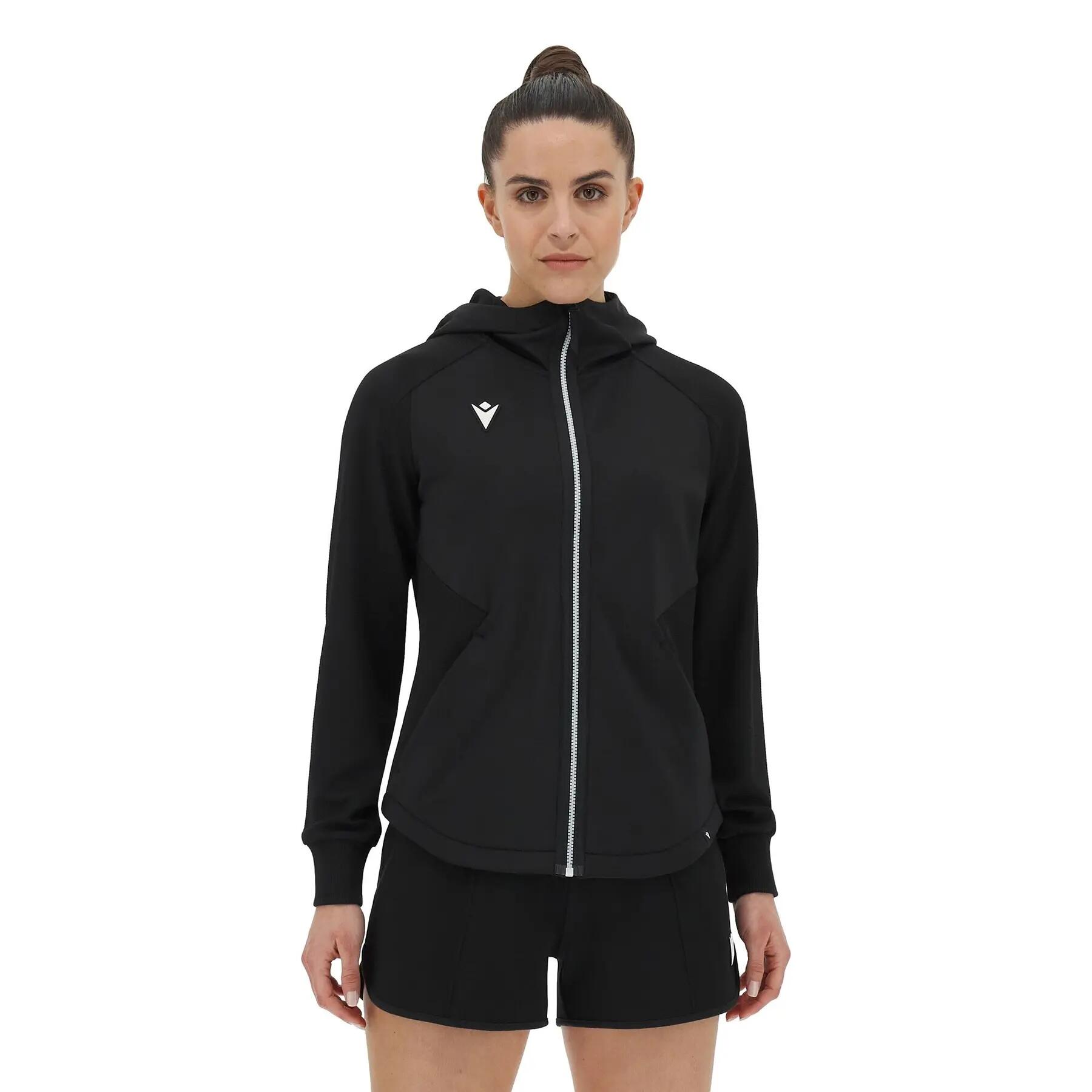 Sweatshirt à capuche full zip femme Macron Orosei 2/7