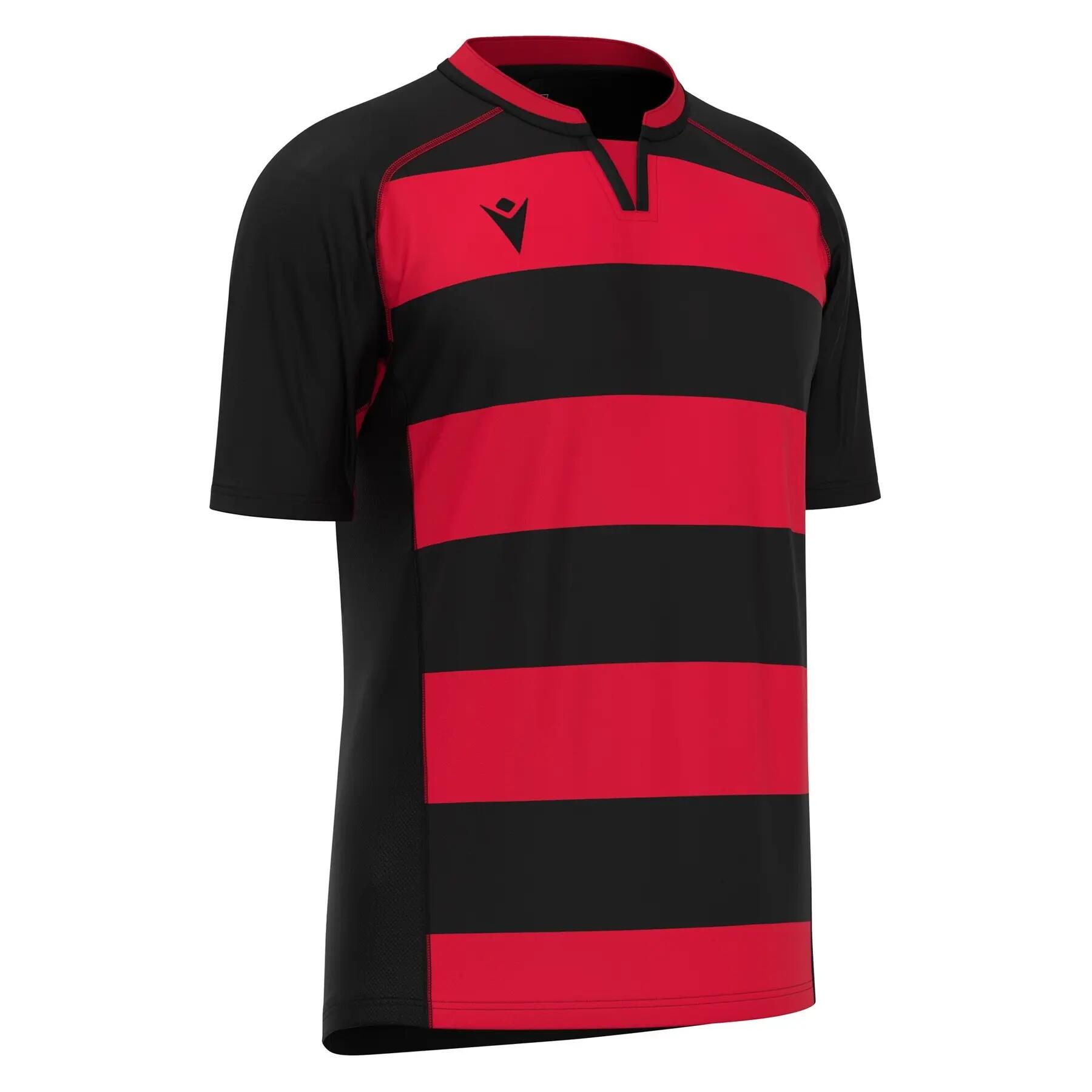 black / red