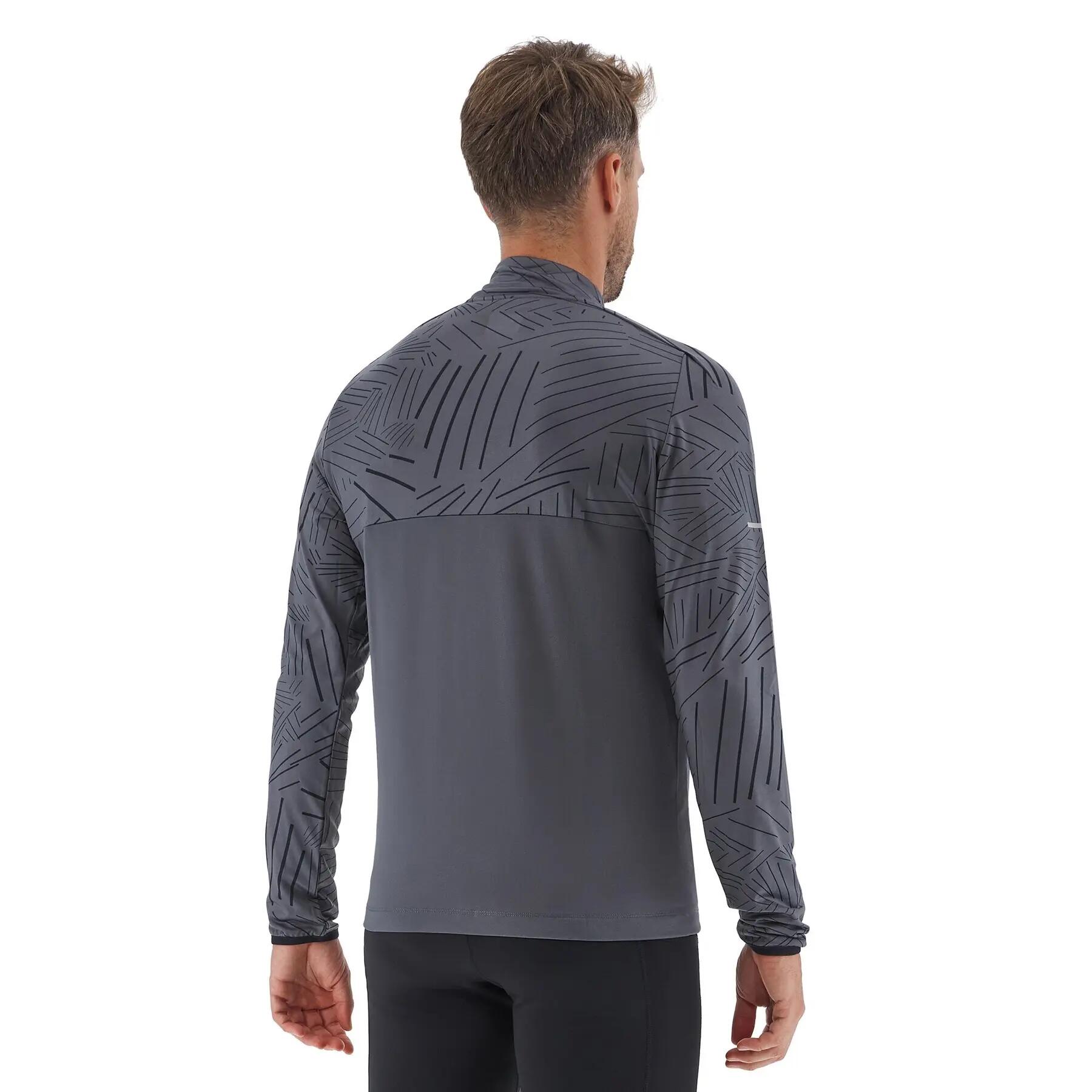 Sweatshirt mit Reißverschluss Macron Run FCE Marin 5/7