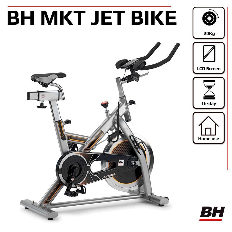 Bicicleta de Ciclismo Indoor BH Fitness Mkt Jet H9158RF