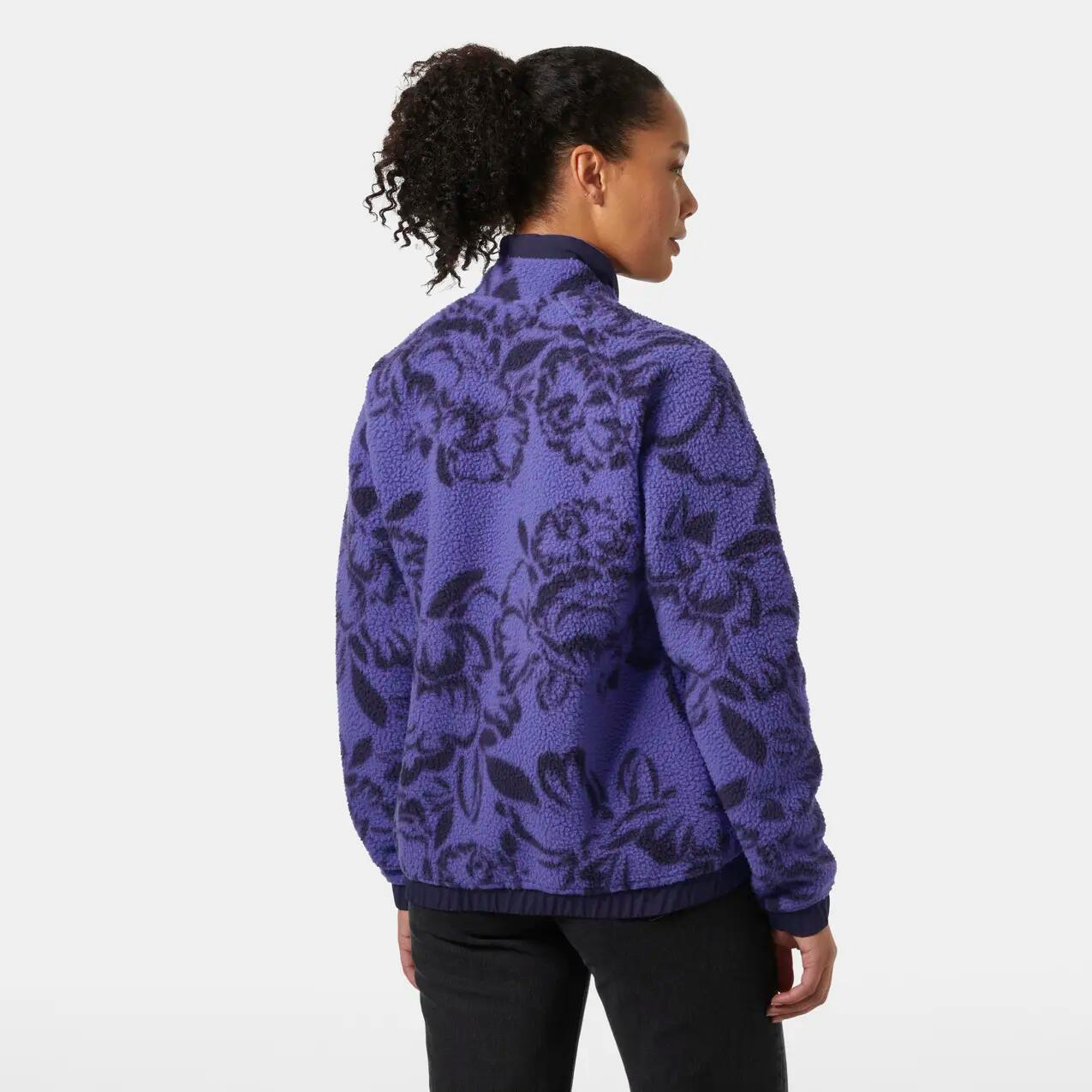 Saltador feminino Helly Hansen Imperial Printed Pile Snap 4/6
