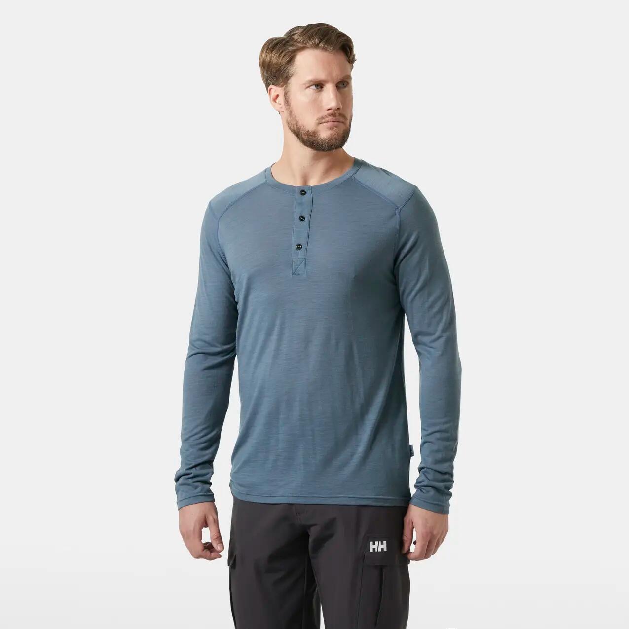 T-shirt manches longues Helly Hansen Durawool Henley 2/5