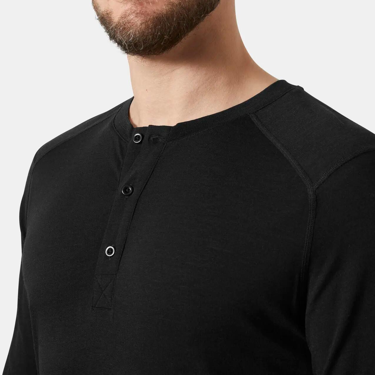 Maglietta a manica lunga Helly Hansen Durawool Henley 3/6