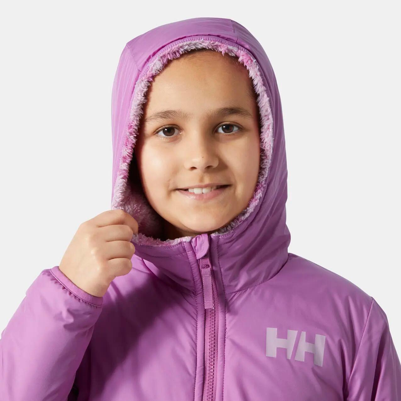 Wendbare Kapuzenfleecejacke für Kinder Helly Hansen Champ 3/6