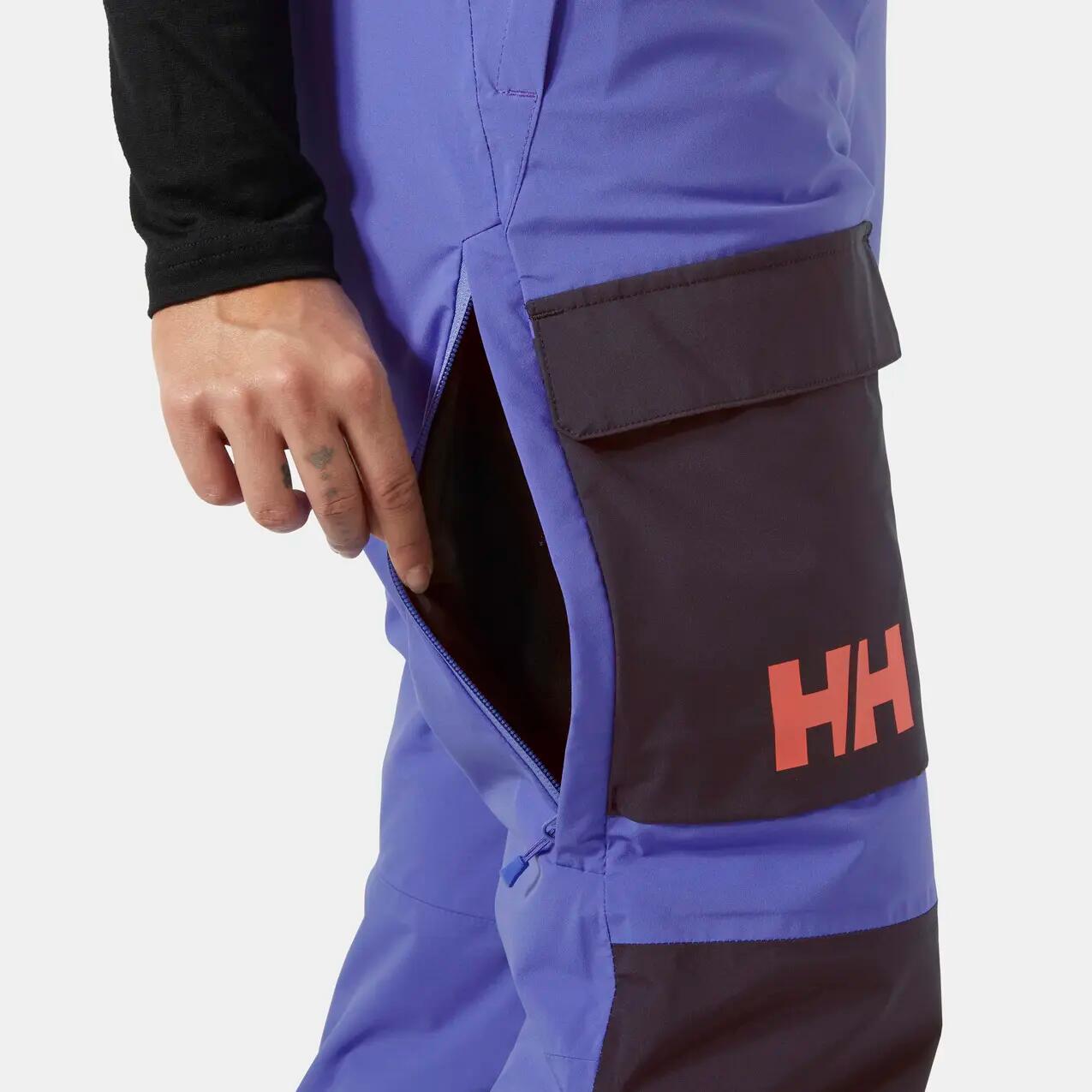 Damskie spodnie narciarskie cargo na szelkach Helly Hansen Switch 7/7